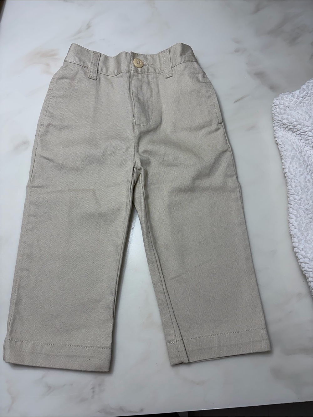 Polo by Ralph Lauren Cream/Tan Kids' Straight Chino Pants